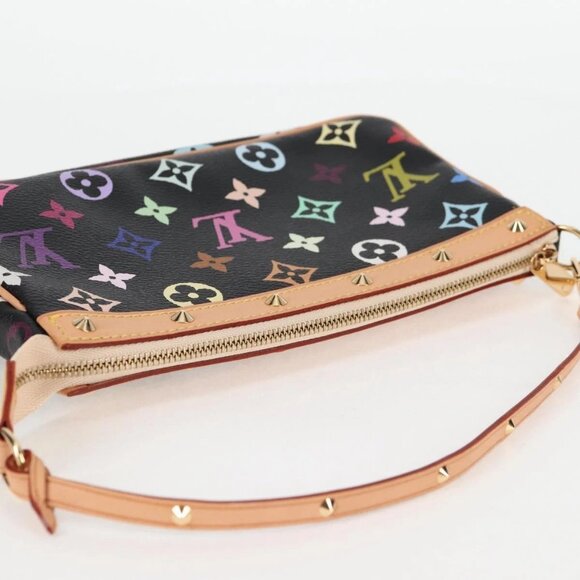 LOUIS VUITTON Monogram Multicolor Pochette Accessoires Black - Picture 10 of 16